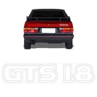 Imagem de Adesivo Traseiro P/ Gol Gts 1.8 1988 Branco Genérico - SPORTINOX, Gol 