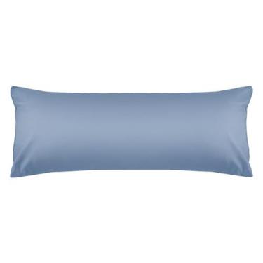 Imagem de Capa de almofada corporal Warmstar Cotton 600TC 20x54cm azul jeans
