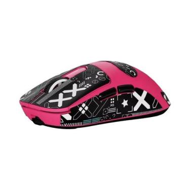 Imagem de Mouse Gamer Sem Fio Ultra Leve 49g 26000dpi 650IPS Attack Shark X3 Par