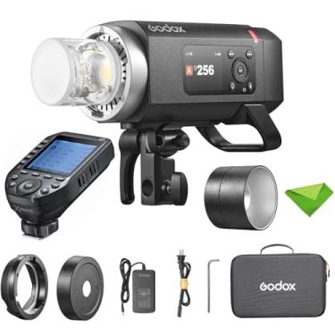 Imagem de Godox AD400 Pro II Flash de 400 W com gatilho Xpro II-F, GN72, lâmpada de modelagem bicolor de 30 W, potência máxima de 460, tempo de reciclagem de 0,01-1 s, luz estroboscópica HSS 1/8000