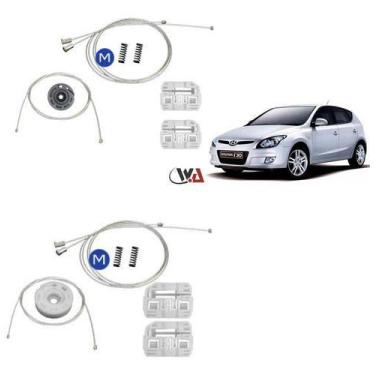 Imagem de Kit Reparo Do Vidro Elétrico Lado Esquedo E Direito Do I30 - Marpil