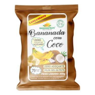 Imagem de Bananafruti, Bananinha Zero Açúcar Com Coco - Bananafruti - 200 G