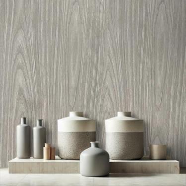 Imagem de Papel de Parede Adesivo Imita Madeira 10 Metros - Realista Autocolante Texturizado para Sala, Quarto, Cozinha e Banheiro (Madeira Ibiza)