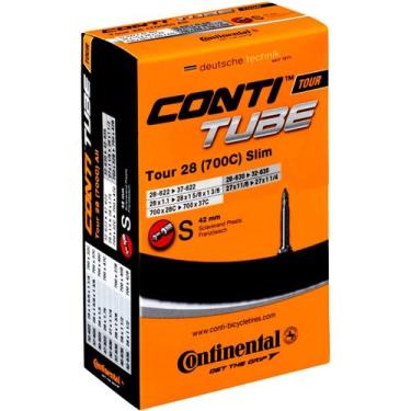 Imagem de Câmara Continental Tour 28 Slim 700x28/37C F/V bico fino 42 mm