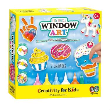 Imagem de Kit Adesivos para Vidros Creativity for Kids Faber-Castell