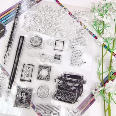 Imagem de Alinacutle 1 caixa de correio, carimbos, álbuns e álbuns transparentes para fazer cartões de Natal e faça você mesmo