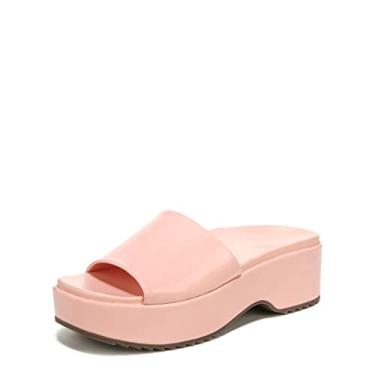 Imagem de Vionic Sandália plataforma feminina Plateau Trista Slide – Slide de suporte que inclui uma palmilha ortopédica e sola acolchoada para suporte de arco, ajuste médio, tamanhos 34 a 44, Patente Roze Mottl, 11