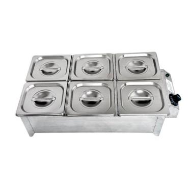 Imagem de Buffet Rechaud 6 Cubas Elétrico Inox 220V Profissional - Ipe Cozinhas