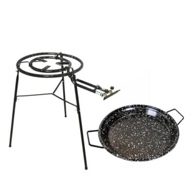 Imagem de Fogão Paellera Queimador Duplo Com Tacho Médio 60cm Roa