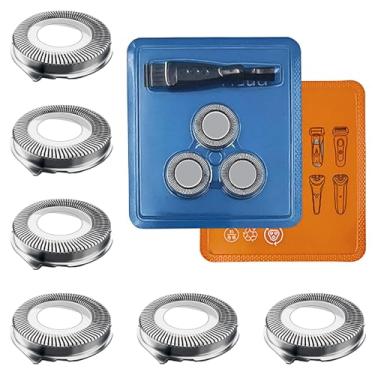 Imagem de Cabeças de substituição SH30 para barbeador Philips Norelco S500 S1000 S2000 S3000 S4000 S5000, Cabeças de barbear de desempenho potente, autoafiáveis para S1560, 3900, 3600, 2400