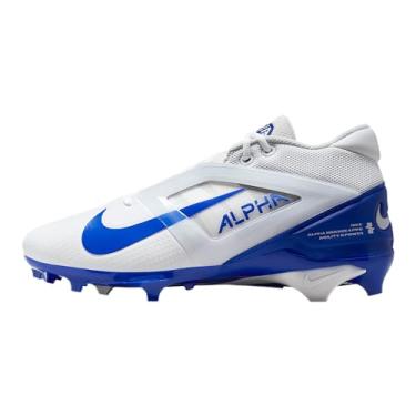 Imagem de Nike Chuteiras de futebol Alpha Menace 4 Pro (Branco/Hyper Royal/Photon Dust/Hyper Royal), Branco/Hyper Royal/Photon Dust/Hyper Royal, 46