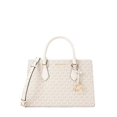 Imagem de Michael Kors Bolsa feminina Sheila média, Creme claro multi