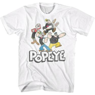 Imagem de Personagens Popeye T-Shirt - Rockinstone