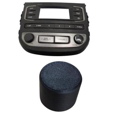 Imagem de Botão Rádio Som Giratorio Power Volume On OFF Hyun Hb20 2015 2016 2017