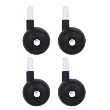 Imagem de 4un. Rodas Reposição para Andadores de Bebê, Rodas Reposição Universais Pretas Bebês Rodízios Plástico para Carrinhos de Bebê Andadores Aprendizagem