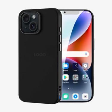 Imagem de SMART E CASE Capa Capinha Case Proteção Premium com Interior em Microfibra, Preta, Resistente a Impactos (iPhone 14)