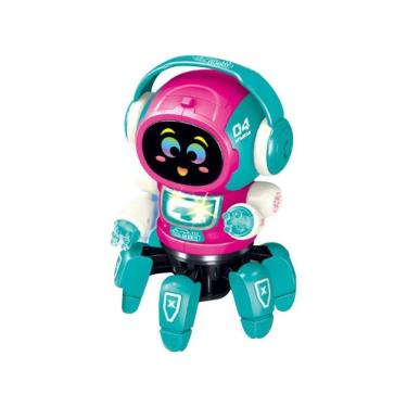 Imagem de Robô Dançarino Dj Luzes Movimentos Som Brinquedo Infantil