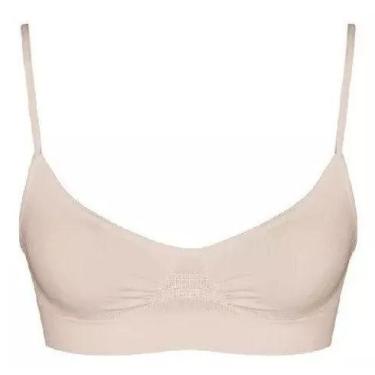 Imagem de Kit com 2 Tops em Microfibra Sem Costura Lupo - Ref. 41100, M, Natural