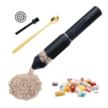 Imagem de Pulverizador elétrico de triturador de pílulas – Moedor de comprimidos recarregável para vários comprimidos grandes/pequenos e vitaminas – Adequado para viagens para facilitar a limpeza