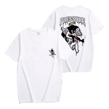 Imagem de Camiseta Masculina Baby Angel Mask Gangster Streetwear Y2k - crushed, 