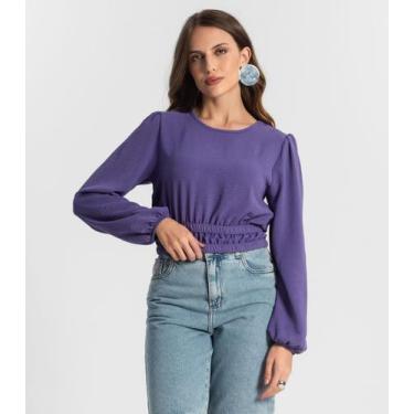 Imagem de Blusa Feminina Manga Longa Endless Roxo, GG, Roxo