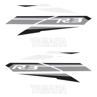 Imagem de Adesivo Protetor Tank Pad Yamaha YZF R3 2017 - Alta Resistência - Crom