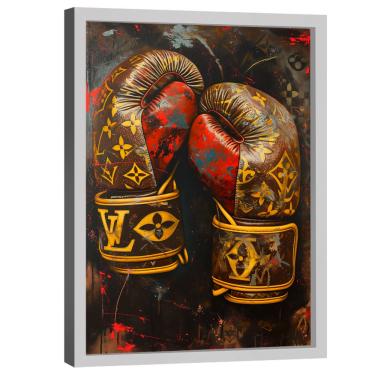 Imagem de Quadro Decorativo Luva de Boxe Grafite
