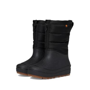 Imagem de BOGS Bota infantil unissex com zíper e zíper (bebê/criança pequena), Preto, 11 Little Kid