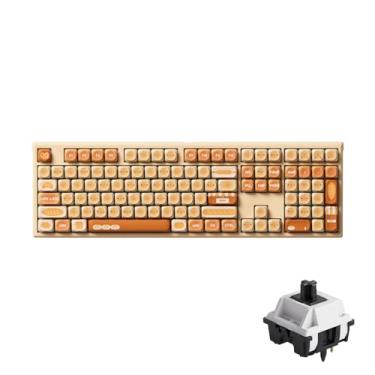 Imagem de Teclado Mecânico Akko x Monsgeek Bun Wonderland MOA MG108B Switch Piano V3 Pro Linear
