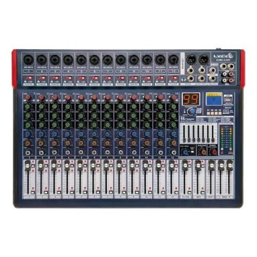 Imagem de Mesa de som lyco 12 canais lmg1202 aux sub fx bluetooth