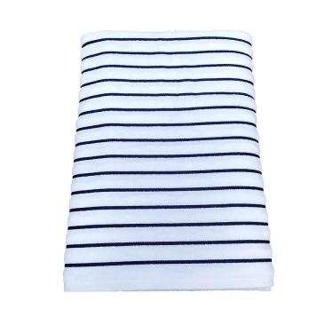 Imagem de Toalha De Banho Gigante Cancun - Teka Branco / Marinho