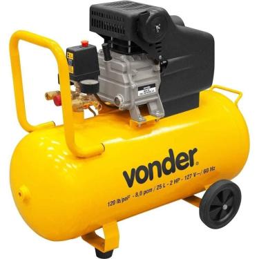 Imagem de Compressor de Ar Portátil 8 Pés 2 HP 25 Litros MCV-25 VONDER