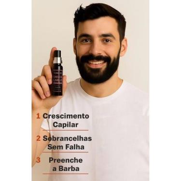 Imagem de Tônico Crescimento Rápido Cabelo e Barba Dermabel  Alecrim e Jaborandi