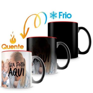 Imagem de Caneca Mágica Personalizada com Interior Vermelho - Do Seu Jeito - Amo