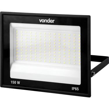 Imagem de Refletor de LED RLV1503 150W Vonder Bivolt 6500K 110V 220V Luz Branca Alcance 35m Interno Externo