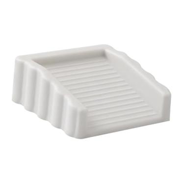 Imagem de Generic Batente de porta Protetor de parede leve Batente de porta de borracha Proteção de piso para quarto Escola Cozinha Banheiro Hotel, 1pcs Branco