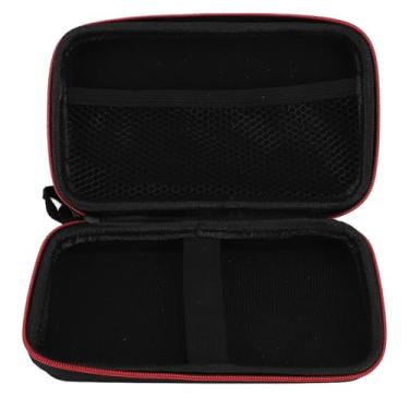 Imagem de Pilipane Capa portátil para console de jogos, à prova de quedas, à prova de arranhões, à prova de poeira, suporte de transporte de viagem para RG35XX H Material EVA leve 17 x 10 x 4 cm