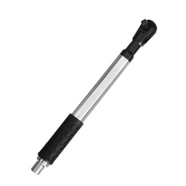 Imagem de Bothyi Chave de extensão de deslocamento 1/2 para espaço estreito Chave de catraca elétrica universal sem fio Barra de extensão flexível para encanamento, com Manga de Borracha