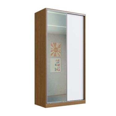 Imagem de Guarda-roupa Solteiro com Espelho 2 Portas de Correr Rc2005 - Emovell