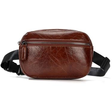 Imagem de Pochete leve de couro PU, bolsas de ombro versáteis femininas modernas com bolso com zíper para moedas para festas, festivais, viagens ao ar livre, praia