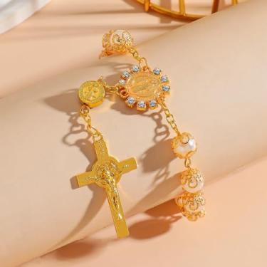 Imagem de Pulseira cruzada feminina de verão, joias de praia, joias modernas, acessórios versáteis, pulseira de estilo criativo para roupas e presentes