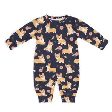 Imagem de Macacão AuHomea Welsh Corgi Cartoon para bebês de 0 a 3 milhões