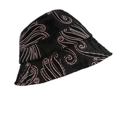 Imagem de Chapéu feminino de inverno com estampa de couro legítimo, chapéus de pescador, Estilo 2, 55-58 cm