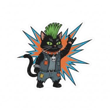 Imagem de Adesivo Decorativo para Carro e Moto, Modelo Gatinho (Adesivo73)