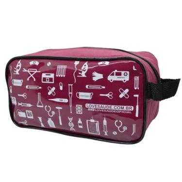 Imagem de Necessaire Enfermagem Bolsa Personalizada Academica Estagio - LOVE SAU