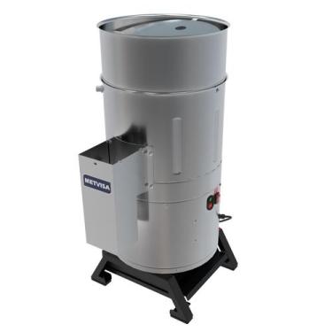 Imagem de Descascador de Alho Industrial Metvisa 6Kg em Inox DA6, 110V