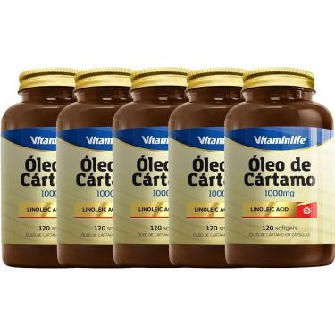 Imagem de Kit 5X CA Linoleic Acid Óleo de Cártamo e Ácido Linoleico - 120 Cápsulas - VitaminLife-Masculino