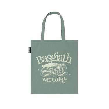 Imagem de Out of Print Fourth Wing: Basgiath War College Tote Bag com bolso interno - Presente oficialmente licenciado pela Rebecca Yarros para amantes de livros