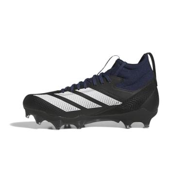Imagem de adidas Tênis de futebol americano unissex adulto Adizero Impact, Team azul-marinho azul/branco/preto, 41 BR