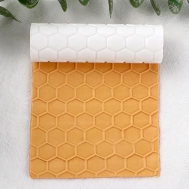 Imagem de Rolo de textura de argila de polímero de frutas, rolo de argila de polímero para fazer brincos, funciona com cortadores